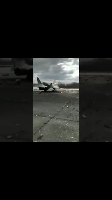 ★★★ Ukrainian Air Force MiG 29 fighter aircraft destroyed at Ivano Frankivsk airport