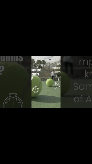 What is the fastest recorded tennis SERVE? 🎾