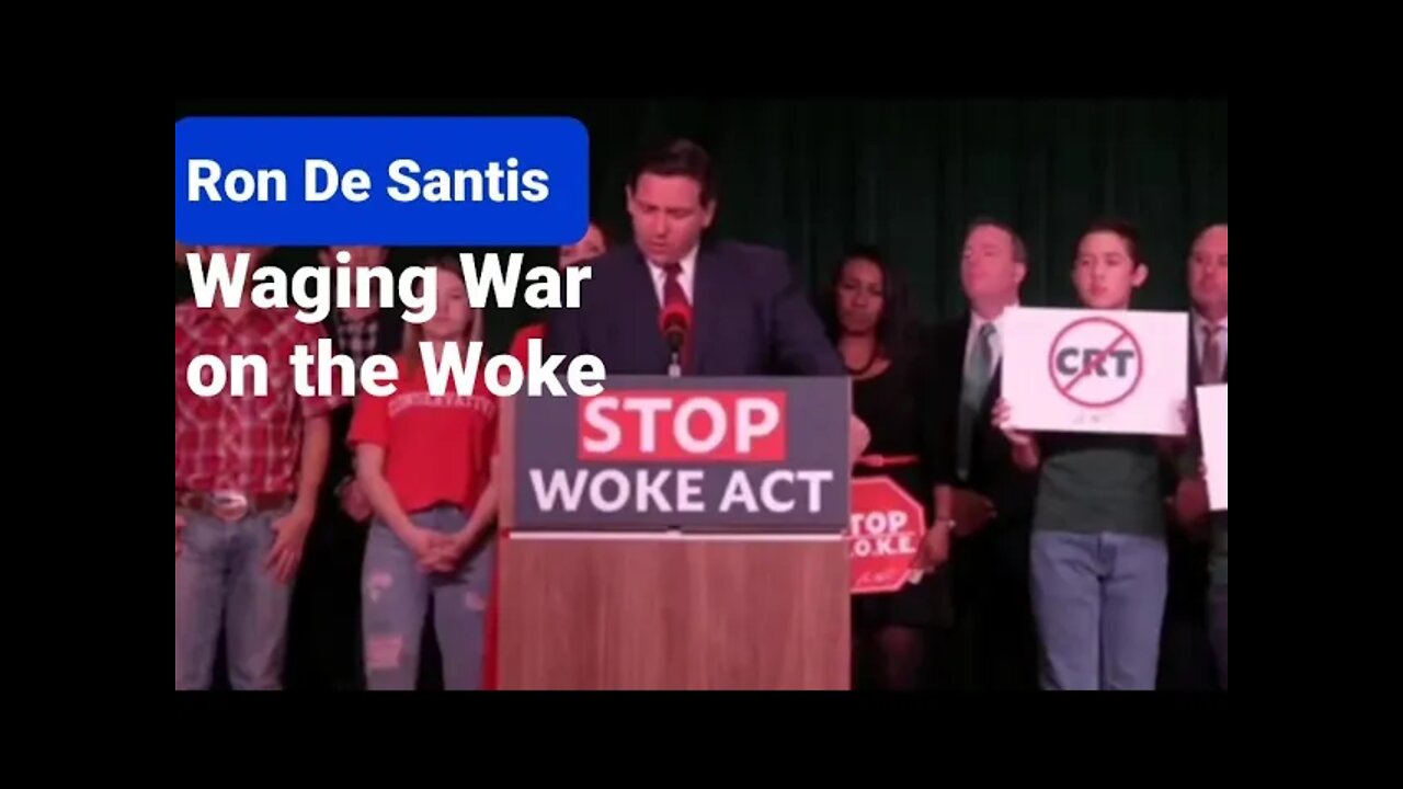 Ron DeSantis Wages War on the Woke