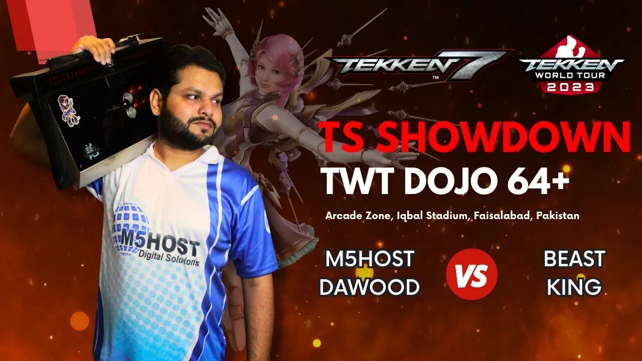 Tekken 7 TS SHOWDOWN Pools | M5Host Dawood Sikandar (Alisa) vs Beast (King)