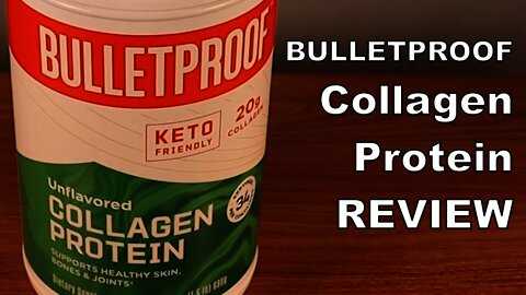 Bulletproof collagen protein reviewing and mixing