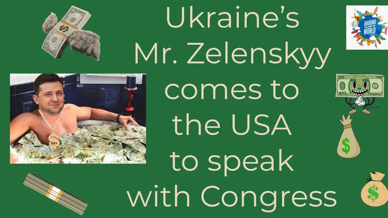 Mr. Zelenskyy’s USA visit with Congress - Around The World w Brandy & Dee