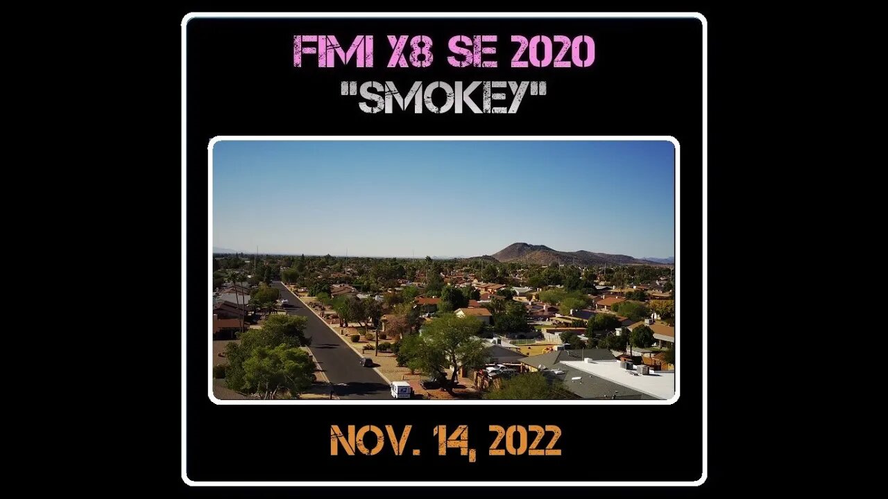 Fimi X8 SE 2020 Drone "Smokey" - Around The House - 011/14/22