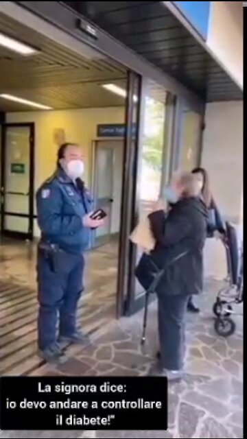 Itália: Idosa não pode se tratar por não ter o passaporte da segregação/vacina