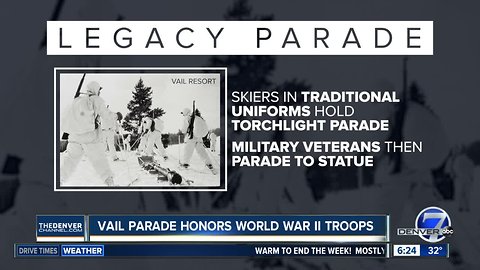 Vail parade honors World War II troops