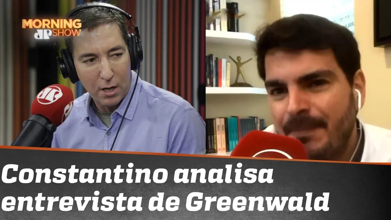 “Glenn Greenwald faz campanha contra a Lava-Jato e Sergio Moro”, diz Rodrigo Constantino