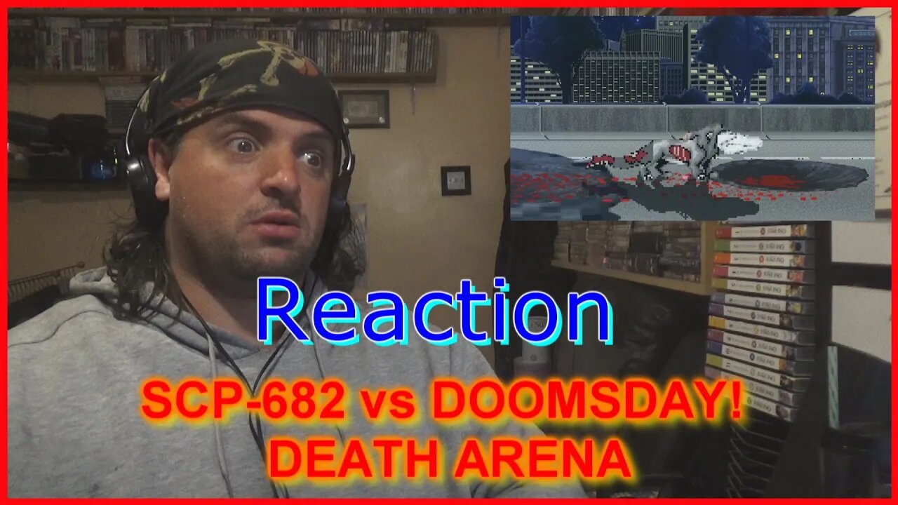 freaky's reaction: SCP-682 vs DOOMSDAY! (SCP Foundation vs. DC Comics) - DEATH ARENA