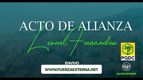 🔴 En Vivo: Acto pacto de alianza entre el PQDC y #FuerzaDelPueblo