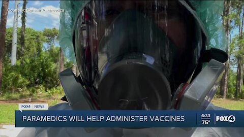 Paramedics to help administer vaccines