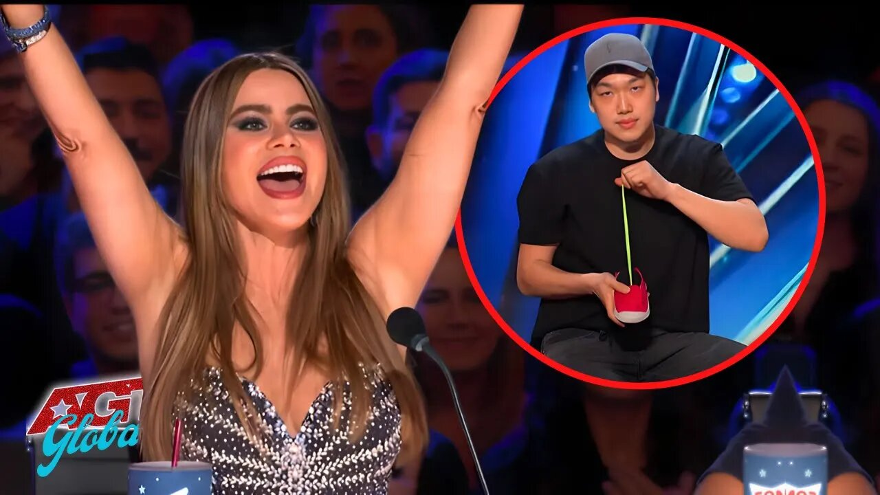 Sangsoon Kim Magician MEZMERISES Judges on AGT 2023.