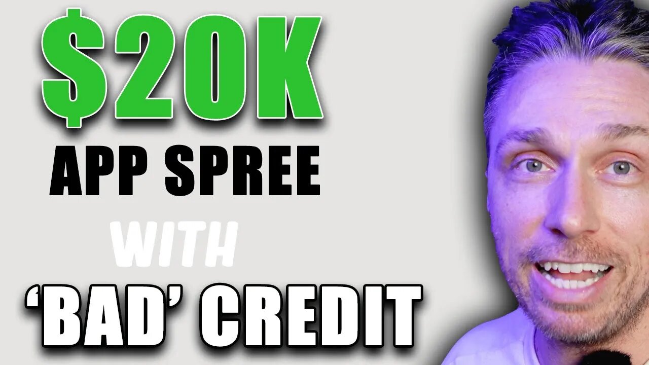 $20k In Fresh Credit With 'BAD' Credit- App Spree Results