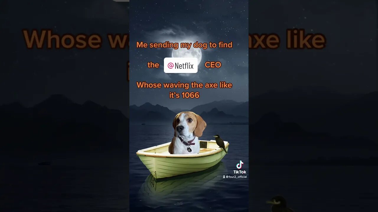 Netflix CANCEL EVERYTHING! #trendingshorts #beagle #boat #netflix