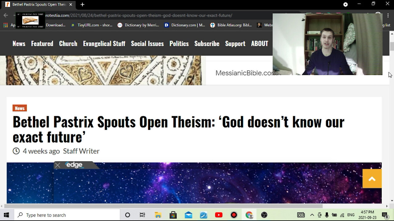 Charismatic Jezebel Spouts Open Theism Heresy