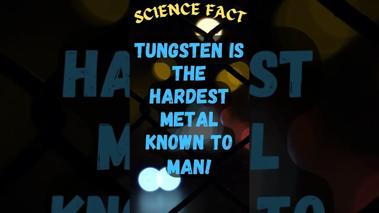 🔬Amazing Science Facts! 👀 #shorts #shortsfact #science #sciencefacts #scientificfact #tungsten