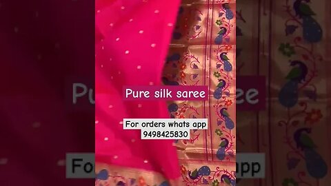 pure silk saree #puresoftsilksarees #puresilk