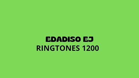 Edadiso ej - Schlahchtkfjfofbfronx Ringtones 1200