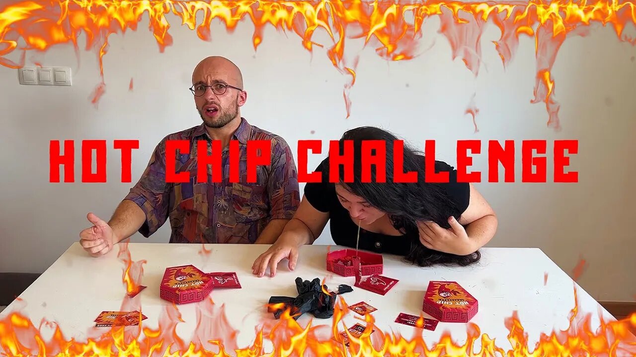 Cheek Clappers do the Hot Chip Challenge