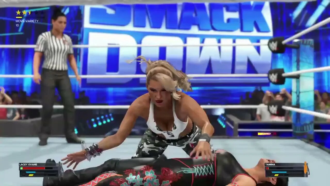 WWE 2K23: Lacey Evans Vs. Tamina (Legend Difficulty)