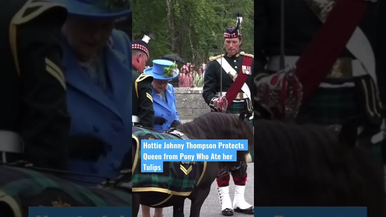 Hottie Palace Guard Johnny Thompson Protects Queen #shorts #queenelizabethii @The Day After