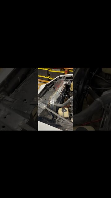 Controversial install#trans cooler #firebird#musclecar #budgetbuild#dirtroadbird