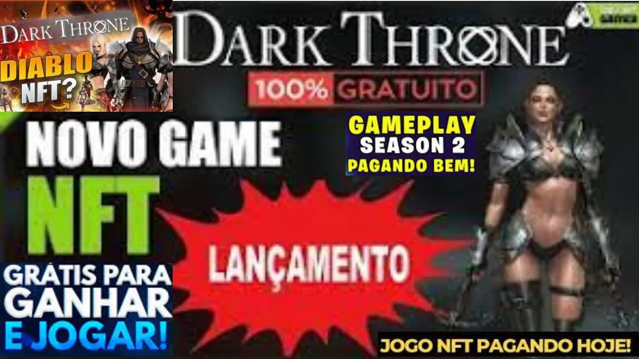 DARK THRONE JOGO NFT PAGANDO NO FREE TUTORIAL COMPLETO