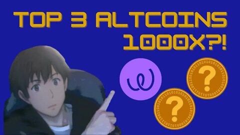 Top 3 Millionaire Altcoins! Small Cap Cryptocurrency That Can 10x ,100x, 1000x In the Next 5 Years?