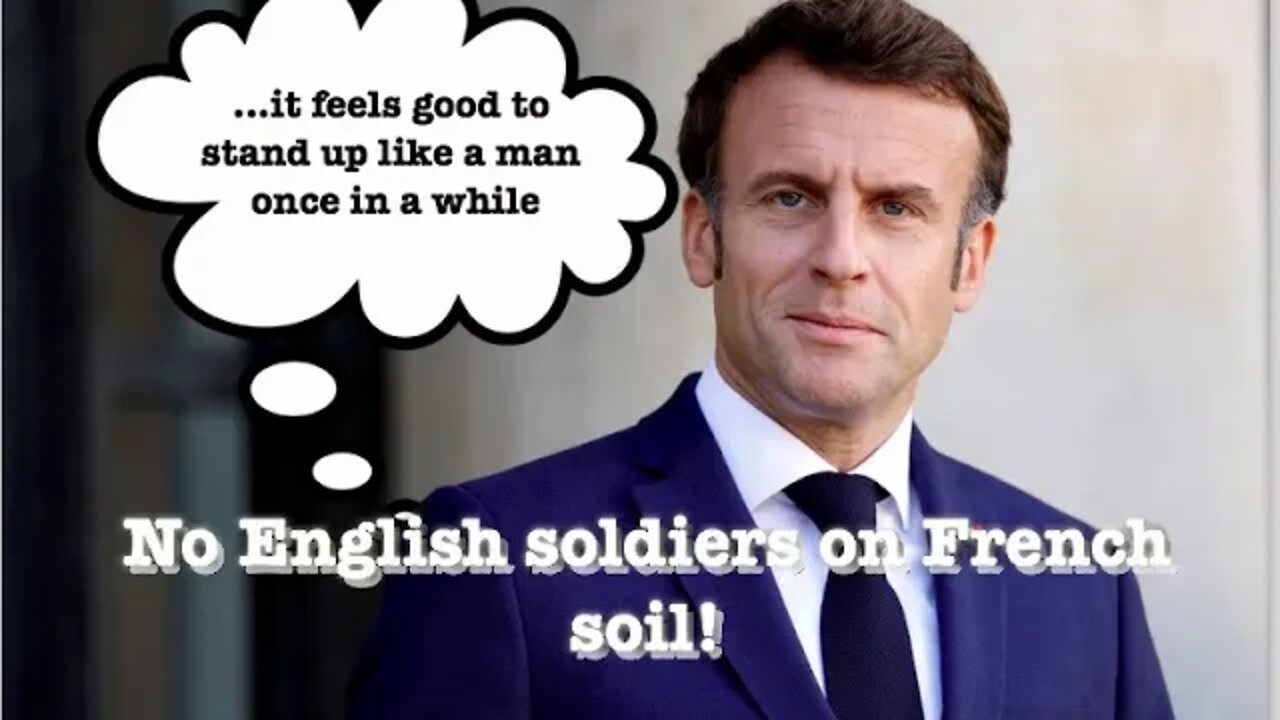 Macron stands up to England