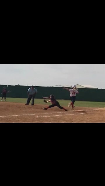 Watch this effort by the first baseman [10U] #shorts