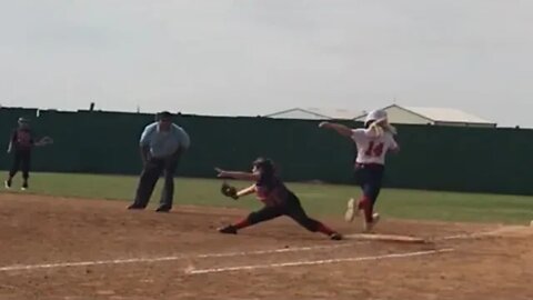 Watch this effort by the first baseman [10U] #shorts