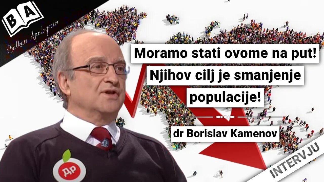 dr Borislav Kamenov-Moramo stati ovome na put!Njihov cilj je smanjenje populacije!