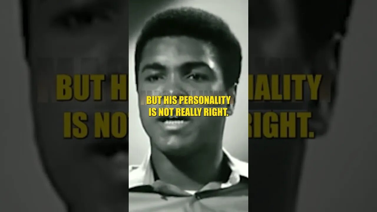 Muhammad Ali on the Importance of Personality #shorts