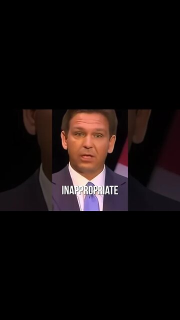 DeSantis, I'm Simply Defending Parents And Students Because...