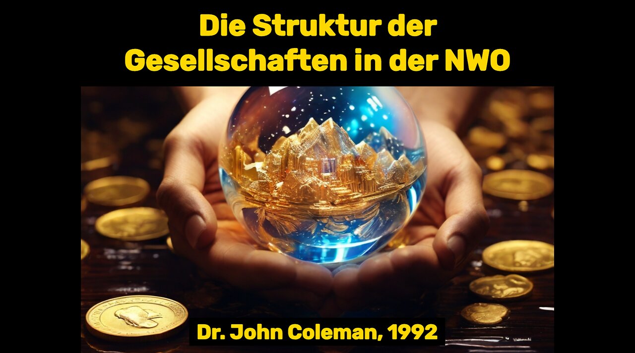 Dr John Coleman über die Struktur der Gesellschaften in der NWO