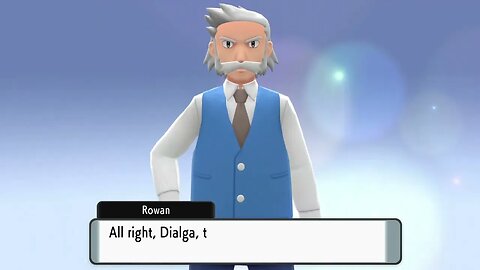 When the Pokemon professor tells Dialga what to do