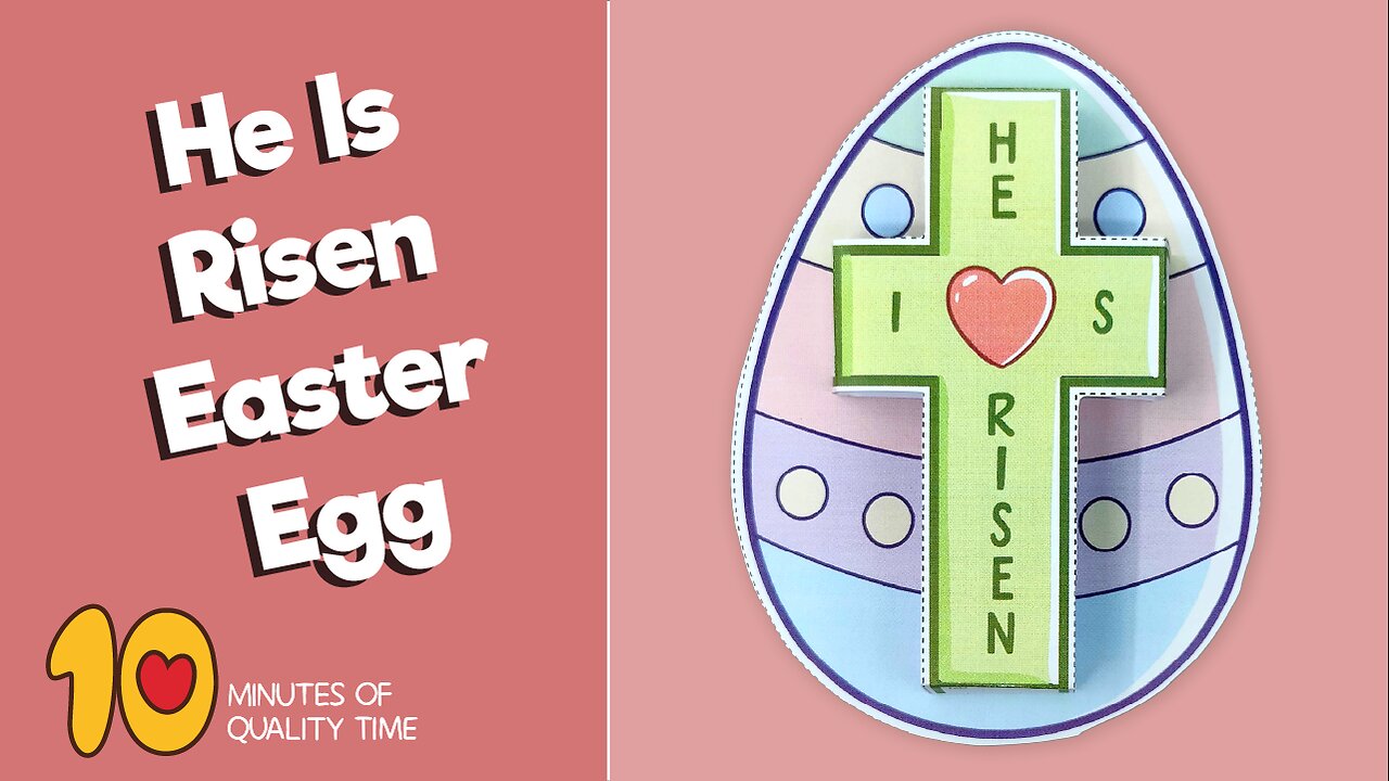 He Is Risen – Easter Egg Craft