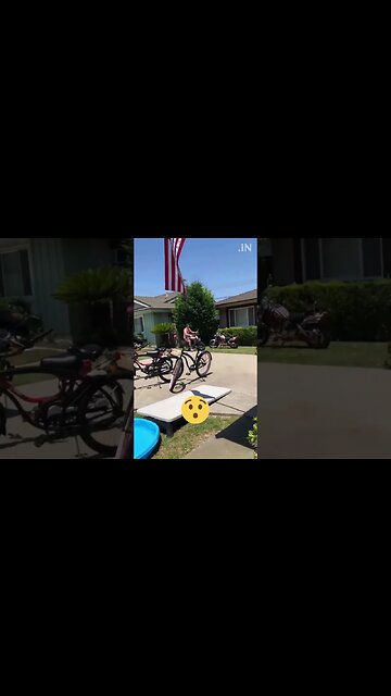 Dashcam & Crash: Pool Jumping Motorcycle 🌊