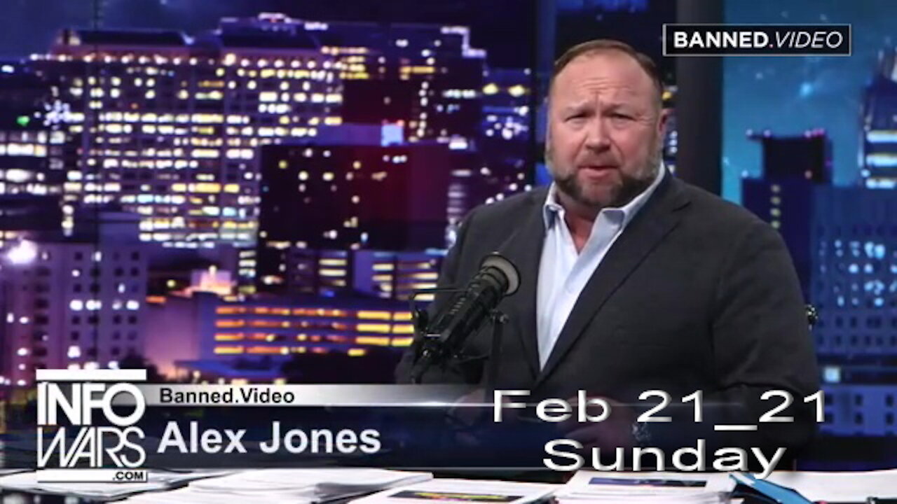 ALEX JONES Full Show 02_21_21 Sunday