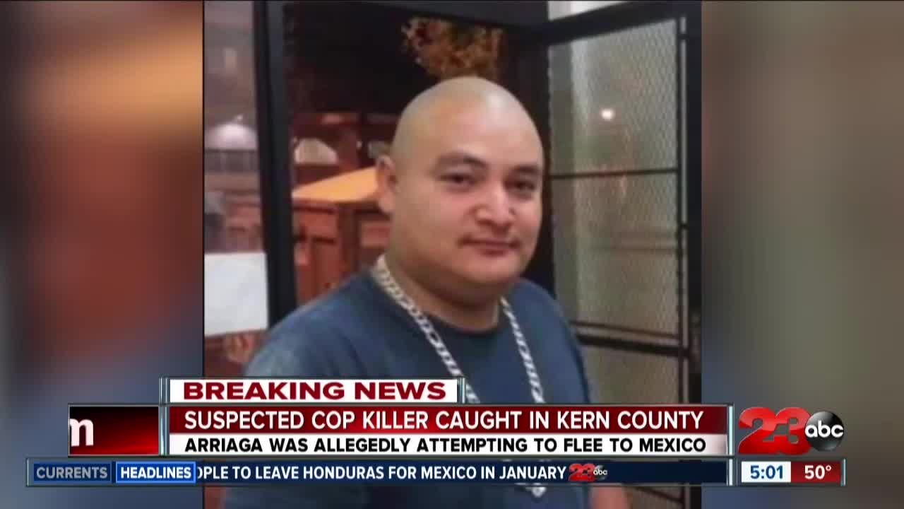 Suspected cop killer caught in Kern County