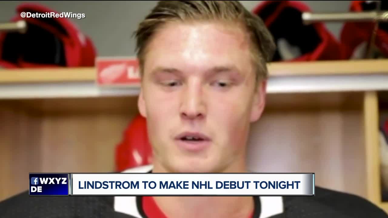 Gustav Lindstrom set to make NHL debut with Red Wings