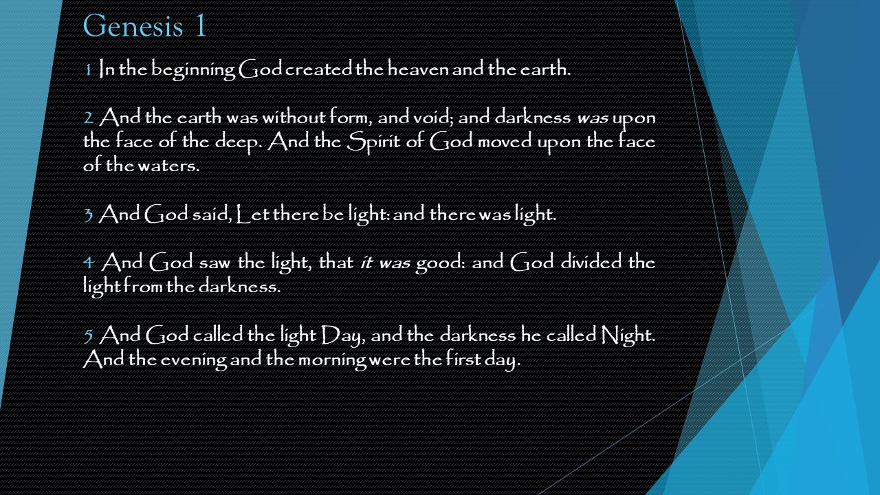 Genesis 1