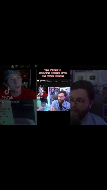 The Vaush Debate Moment Tik Tok Deleted!