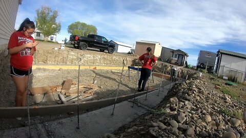 Time Lapse of digging a foundation and setting forms.