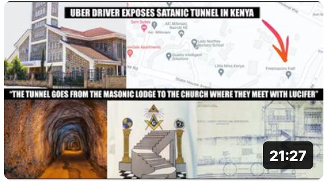 SATANIC tunnel in KENYA exposed