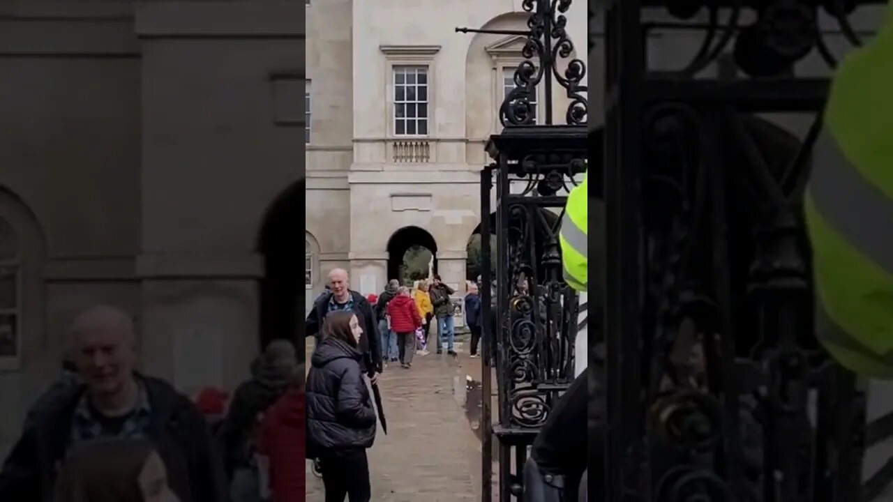move aside police coming through #horseguardsparade