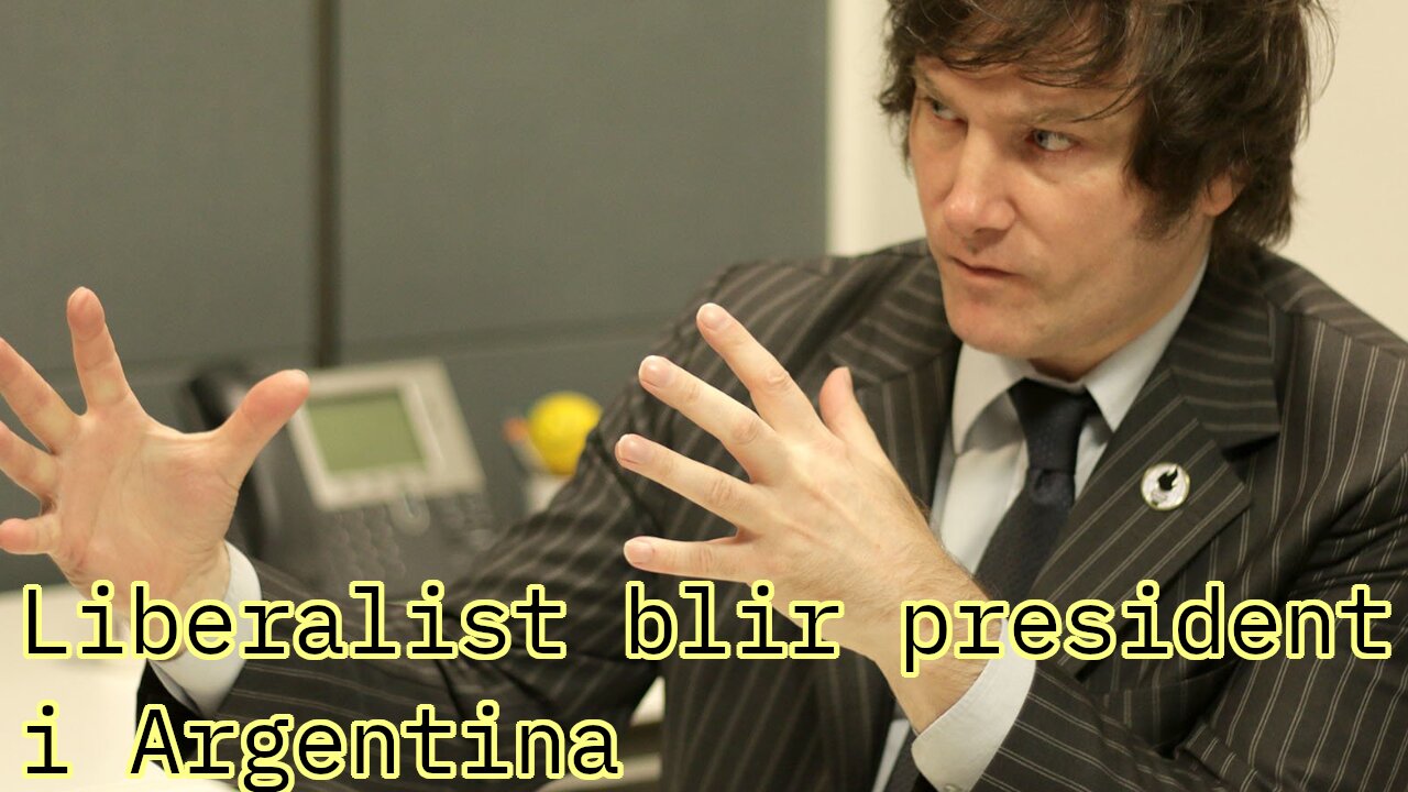 Liberalisten Javier Milei blir president i Argentina