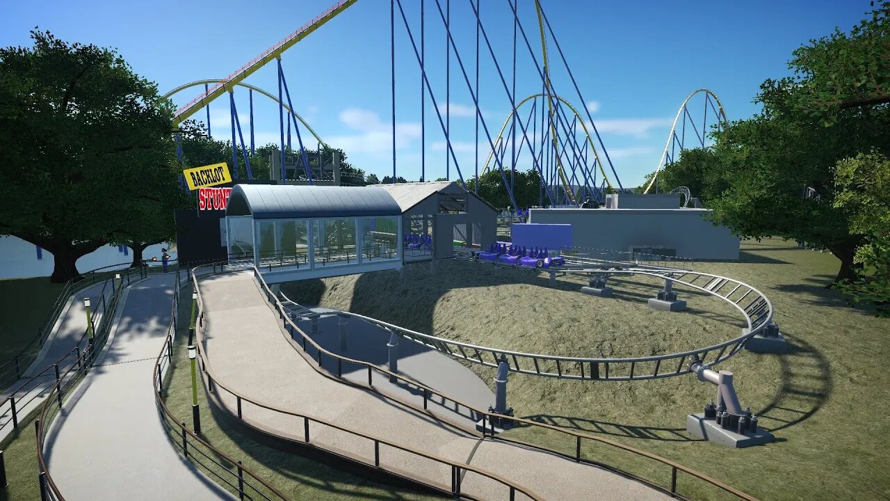 Backlot Stunt Coaster Recreation (Canada's Wonderland)