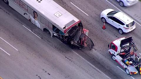 Chopper 5: Palm Tran bus crashes on I-95