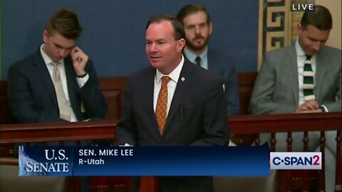 Utah Senator Mike Lee honors Judge James Buckley on his 100th birthday