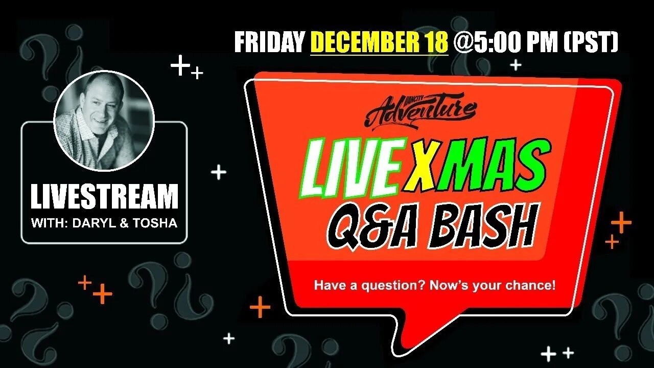 LIVE: DEC 18 - LIVE Christmas Bash | VANCITY ADVENTURE