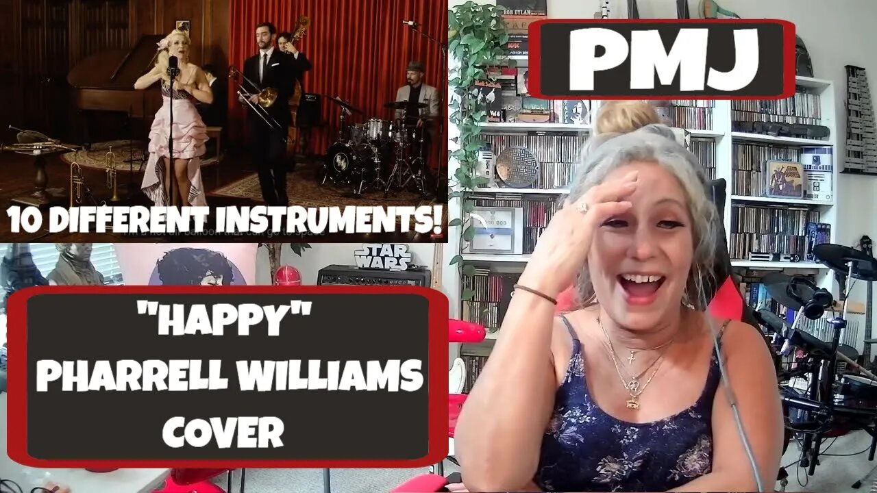 Postmodern Jukebox HAPPY Reaction ONE Woman - 10 Instruments! TSEL PMJ Reaction!